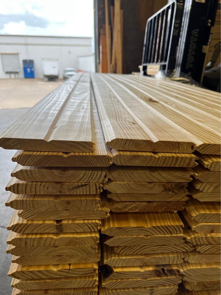 1x6x8' #122/116 #2 Southern Yellow Pine Siding