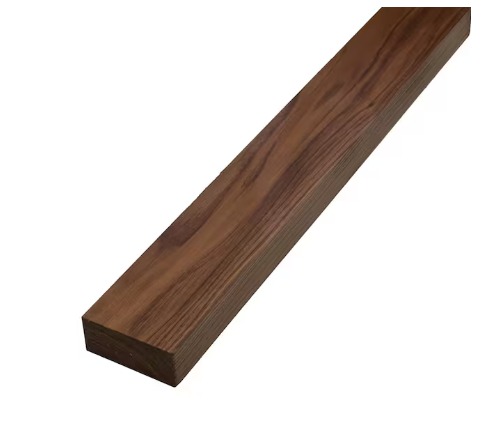 2x4x8' Prestained Rough KD Cedar Dark Walnut